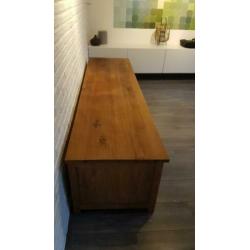 Teak houten tv meubel. Prima kwaliteitsmeubel.