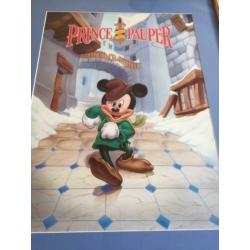 disney poster XXL in houten lijst x 65 cm