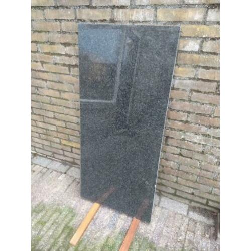 Graniet blad / plaat d. grijs 120 x 56 x 2 cm, natuursteen