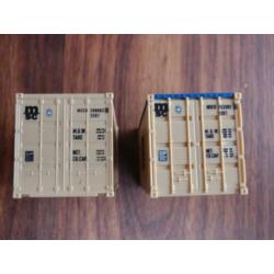 MSC open top en box container