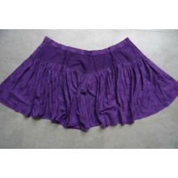 paarse vintage rok - maat XS