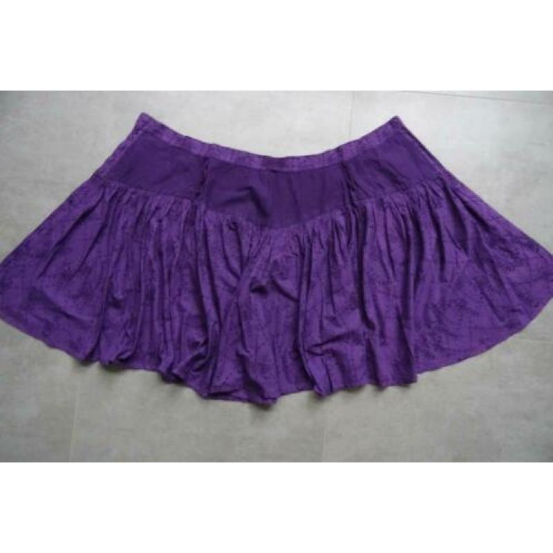 paarse vintage rok - maat XS
