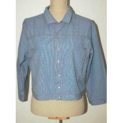 MARITHE FRANCOIS GIRBAUD blouse, jasje, blauw, Mt. 42