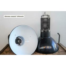 Industriele oude zwart / blauwe grote Mazda lampen D50 H70
