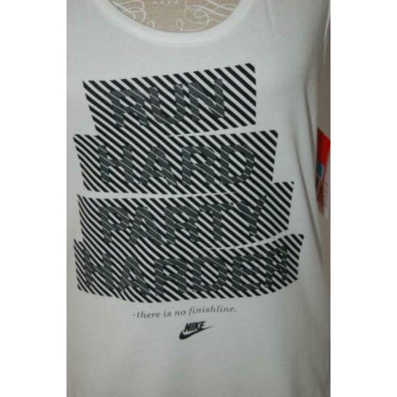 NIEUWE NIKE, DRI FIT GLOW IN THE DARK tee, wit, Mt. L