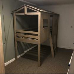 Boomhutbed Charlie 90x200 hout zonder matras