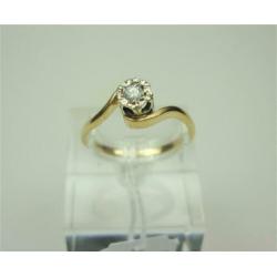 Ring goud met 0.10K diamant / Z6269