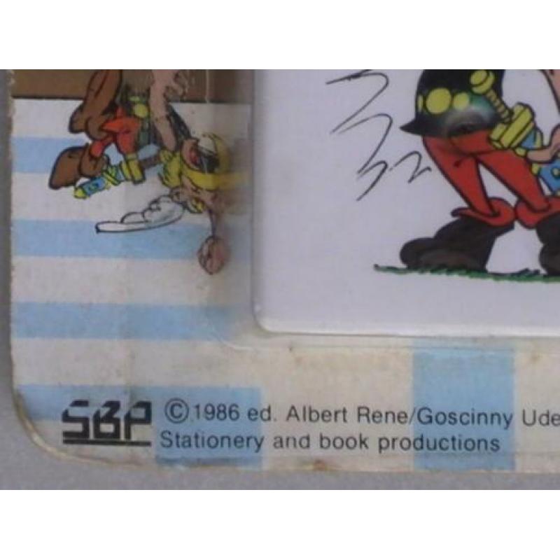 asterix obelix gummen op blistercard 1986 SBP