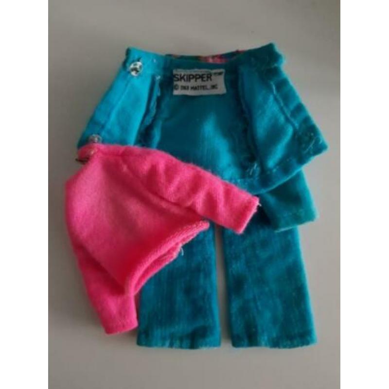 Barbie truitje , broek en jasje van de set Triple Treat '70