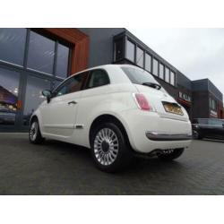 Fiat 500 1.2 Lounge aut/bruin leer/pano/topstaat