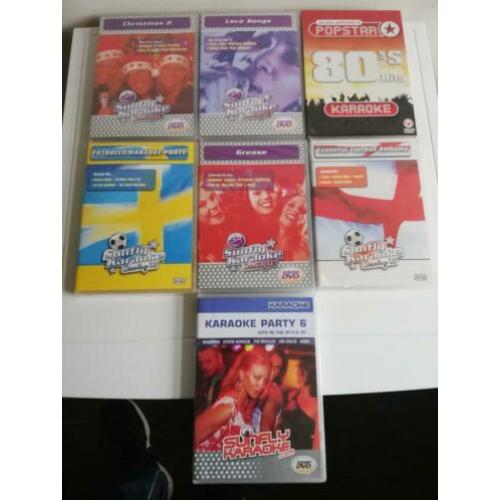 7 Nieuwe Karaoke Dvd's