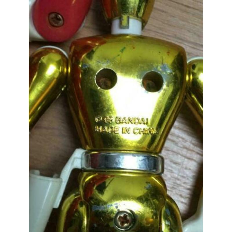 90s power rangers toys speelgoed 4 stukst bandai