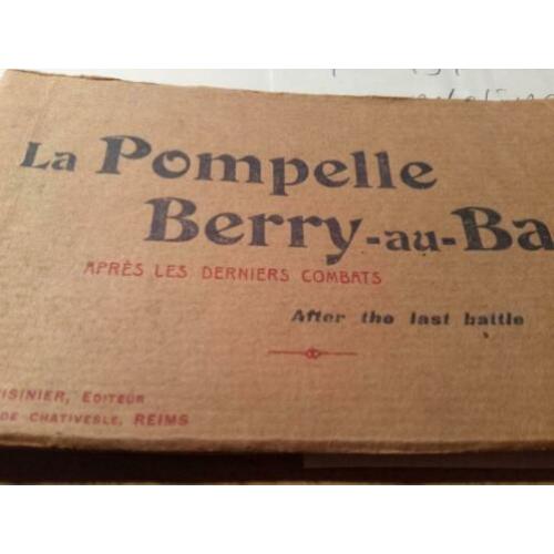 1ste wereld oorlog 1919 la pompelle Berry au Bac