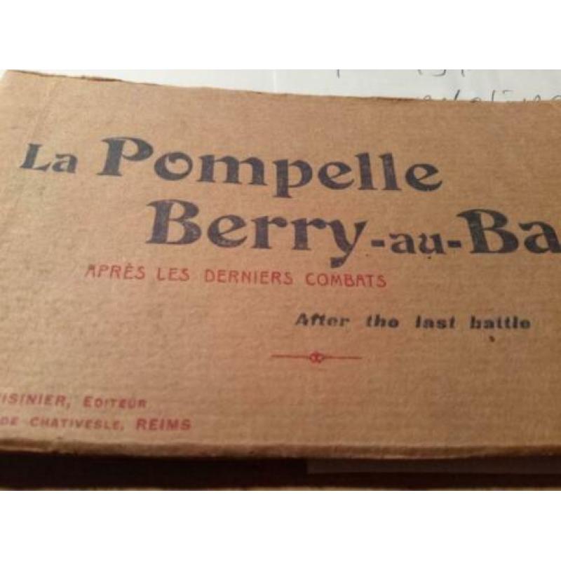 1ste wereld oorlog 1919 la pompelle Berry au Bac