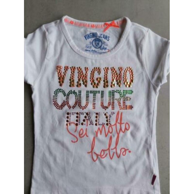 Vingino shirt t-shirt top zgan maat 104