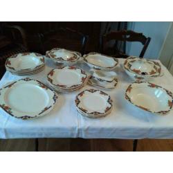 Engels eetservies WH Grindley & Co ltd Ivory The Curzon
