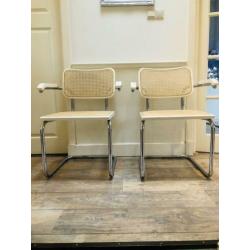 2 vintage retro thonet Bauhaus stoelen Marcel broer design