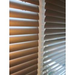 Horizontale jaloezieën aluminium zilverkleur 80x130 4 stuks