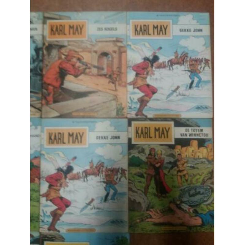 Stripboeken Karl May 11×.