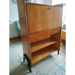 Deens Vintage Retro Scandinavische Design Secretaire, Roomdi