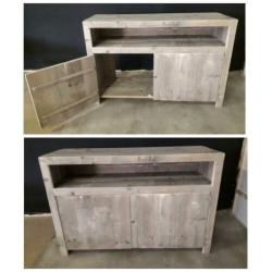 TV meubel steigerhout. Op maat gemaakt. Veel keuze in model.