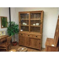 Buffetkast TEAKHOUT Schuifdeuren, 3 maten v.a. 120b x 220h :