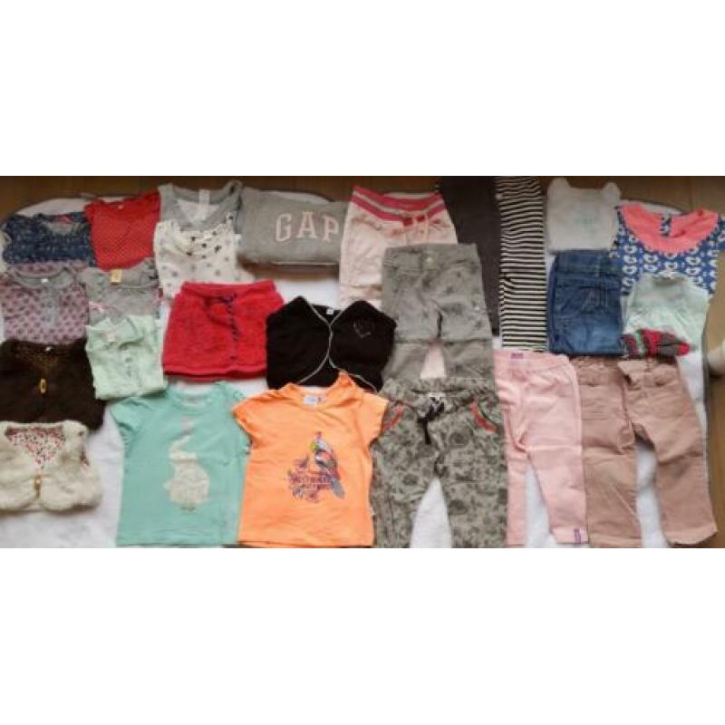 Pakket Meisjes kleding 80 incl. Feetje/Babyface/Noppies