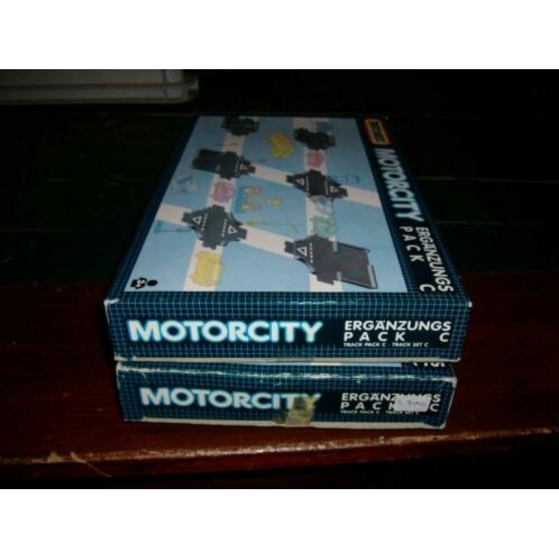 Vintage matchbox motor city track sets 1989 nieuw in doos
