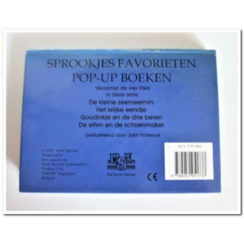 Sprookjes pop up boek M2637: De kleine Zeemeermin 3+