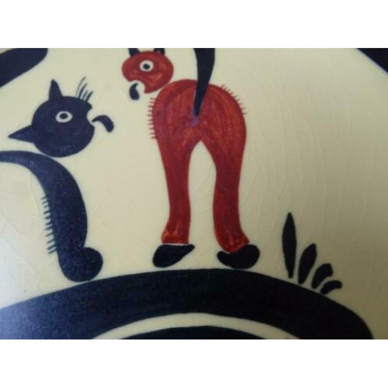 Bonbonschaaltje Kwatta, met katten, jaren 60/70