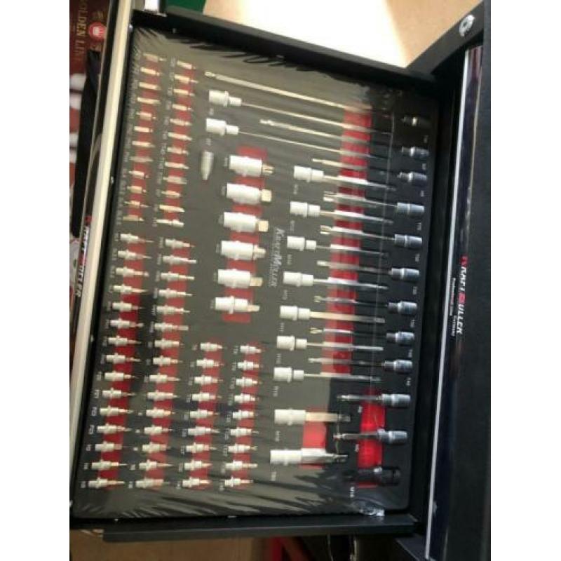 NIEUW Gereedschapswagen met BLUETOOTH duits 600 delig 7 lade