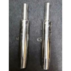 Uitlaten dempers voor cafe-racer bobber tracker