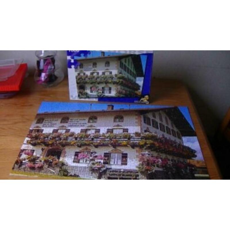complete legpuzzels 5,00 per stuk 3 voor 12 euro