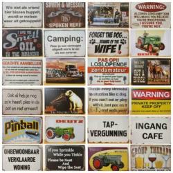 Caution Dad's Mancave reclamebord van metaal cafe bar kroeg