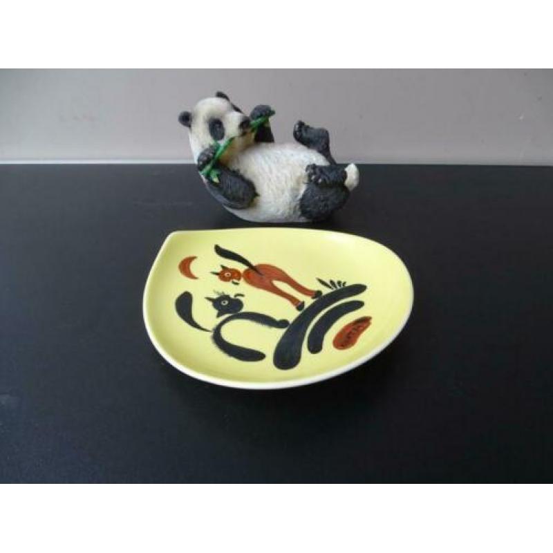 Bonbonschaaltje Kwatta, met katten, jaren 60/70