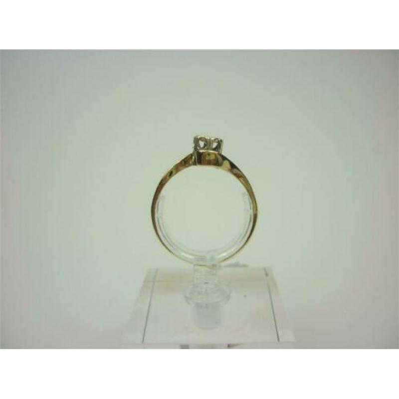 Ring goud met 0.10K diamant / Z6269