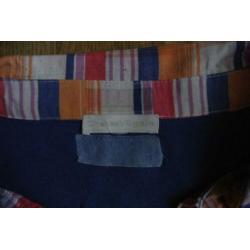 charles voegel shirtje met kraag 38 licht blauw geruit