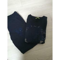 Versace huis pak kleur blauw