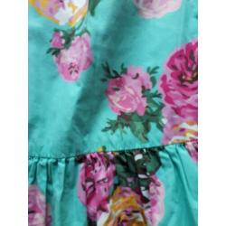 Joules rozen groen roze jurk meisje 6 year (116)