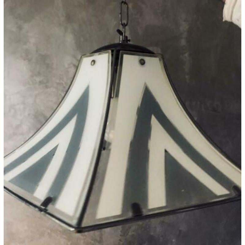 Origineel retro Tiffany hanglamp