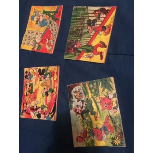 Meer dan 50 jaar oude houten puzzels. Nog in goede staat .