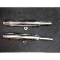 Uitlaten dempers voor cafe-racer bobber tracker