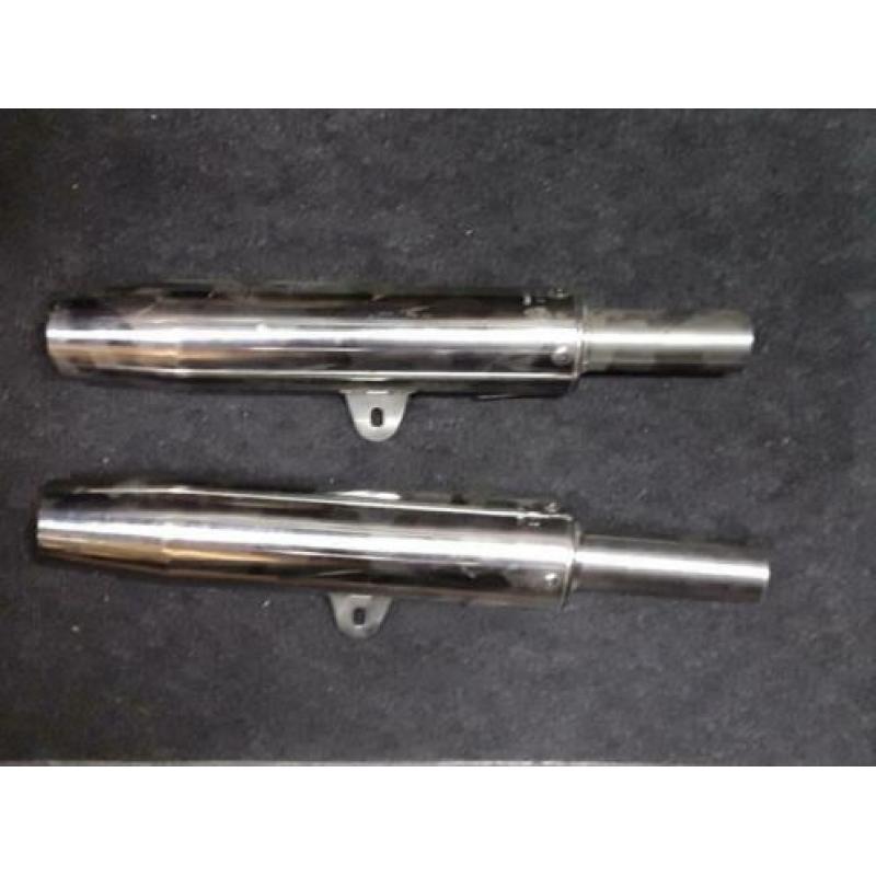Uitlaten dempers voor cafe-racer bobber tracker