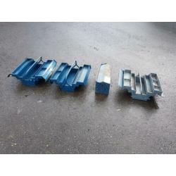 4X Metalen Gereedschapkist