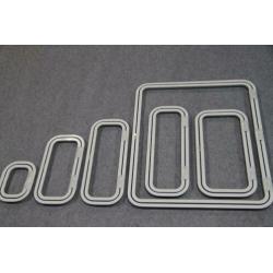 Voorraad 800 x 1000mm aluminium camper serviceluik profiel