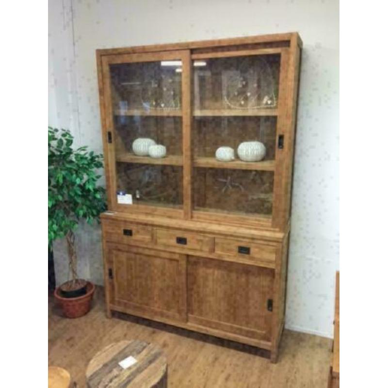 Buffetkast TEAKHOUT Schuifdeuren, 3 maten v.a. 120b x 220h :