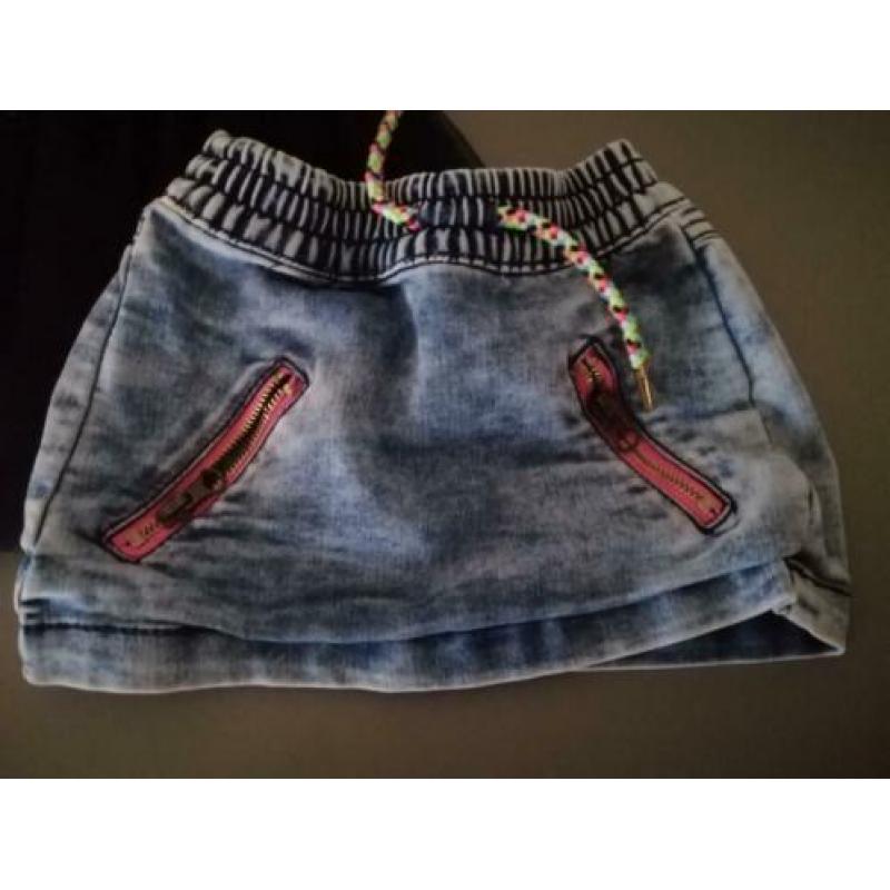 3 rokjes blauw maat 92 98 Terstal Hema