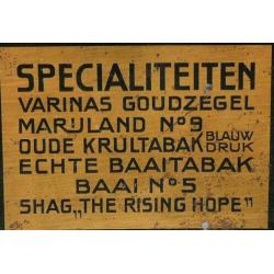 blik (leeg) van Nelle's tabak 1925 Rotterdam Joure.