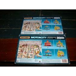Vintage matchbox motor city track sets 1989 nieuw in doos