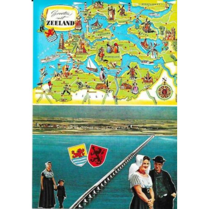 4 x Zeeland, oa Vuurtoren Westkapelle